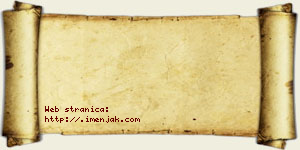 Danijela Tešović vizit kartica